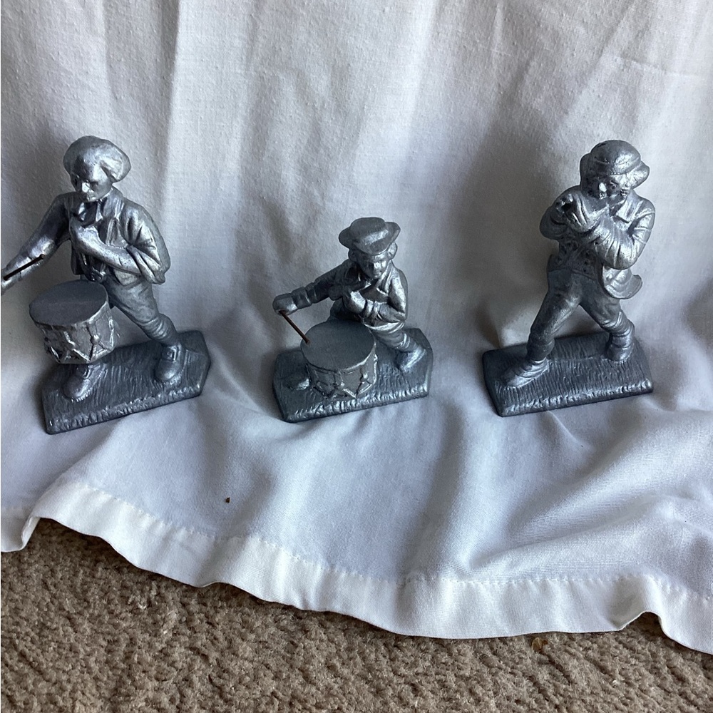 Vintage Marching Pewter Band